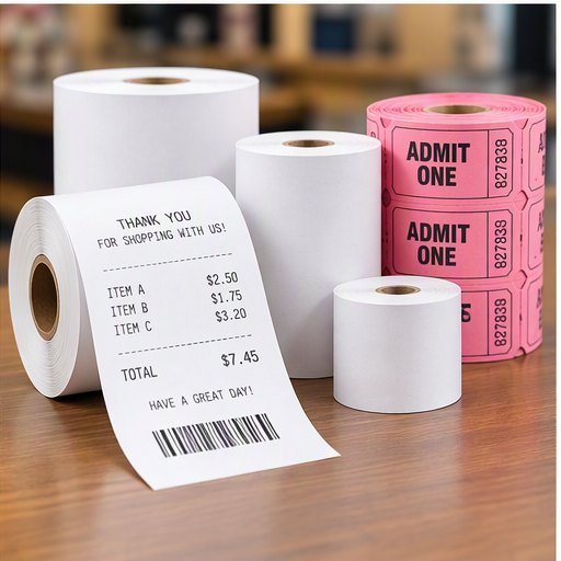 POS, thermal & ticket rolls supplied by SNA Infotech in Gujarat