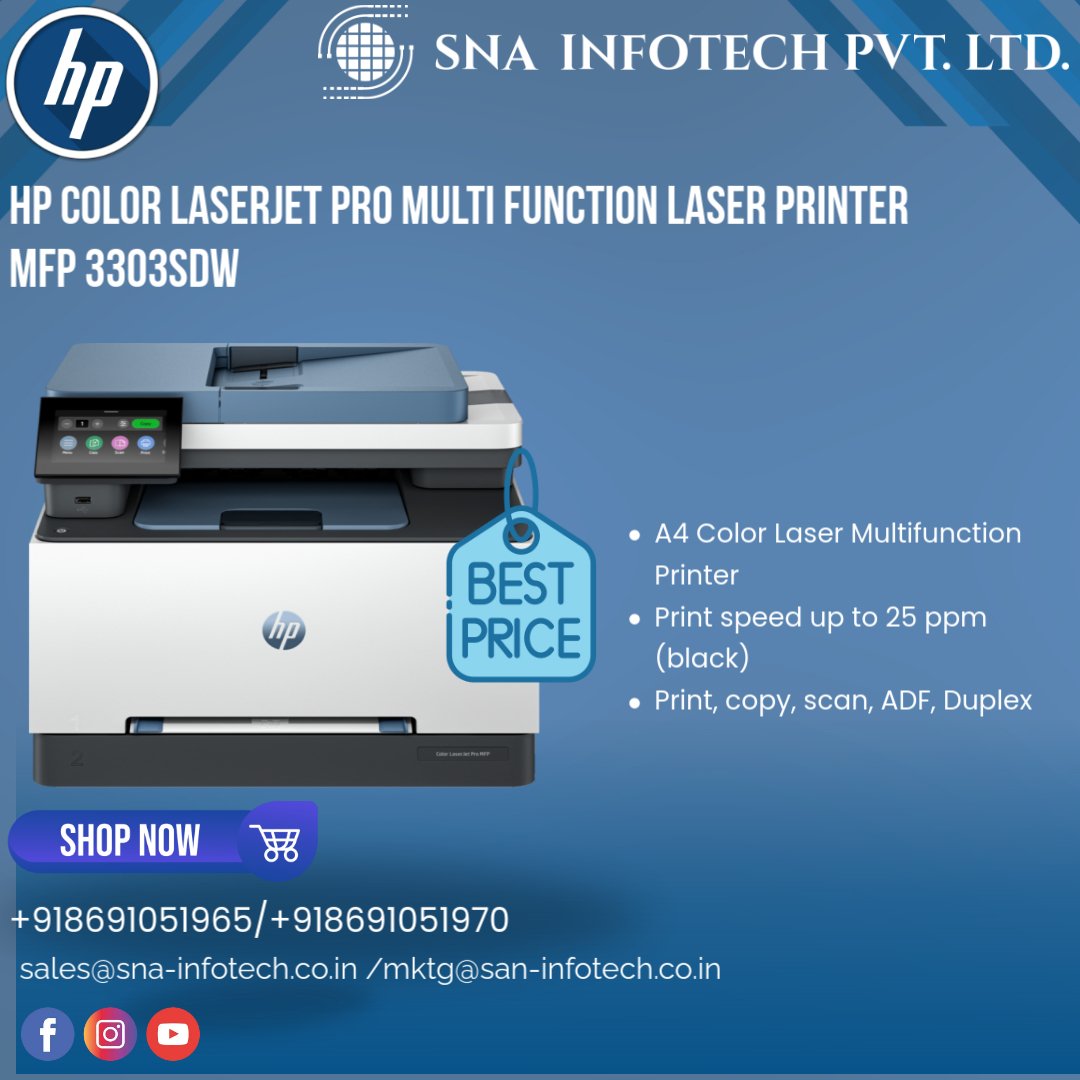 HP Color LaserJet Pro MFP 3303sdw