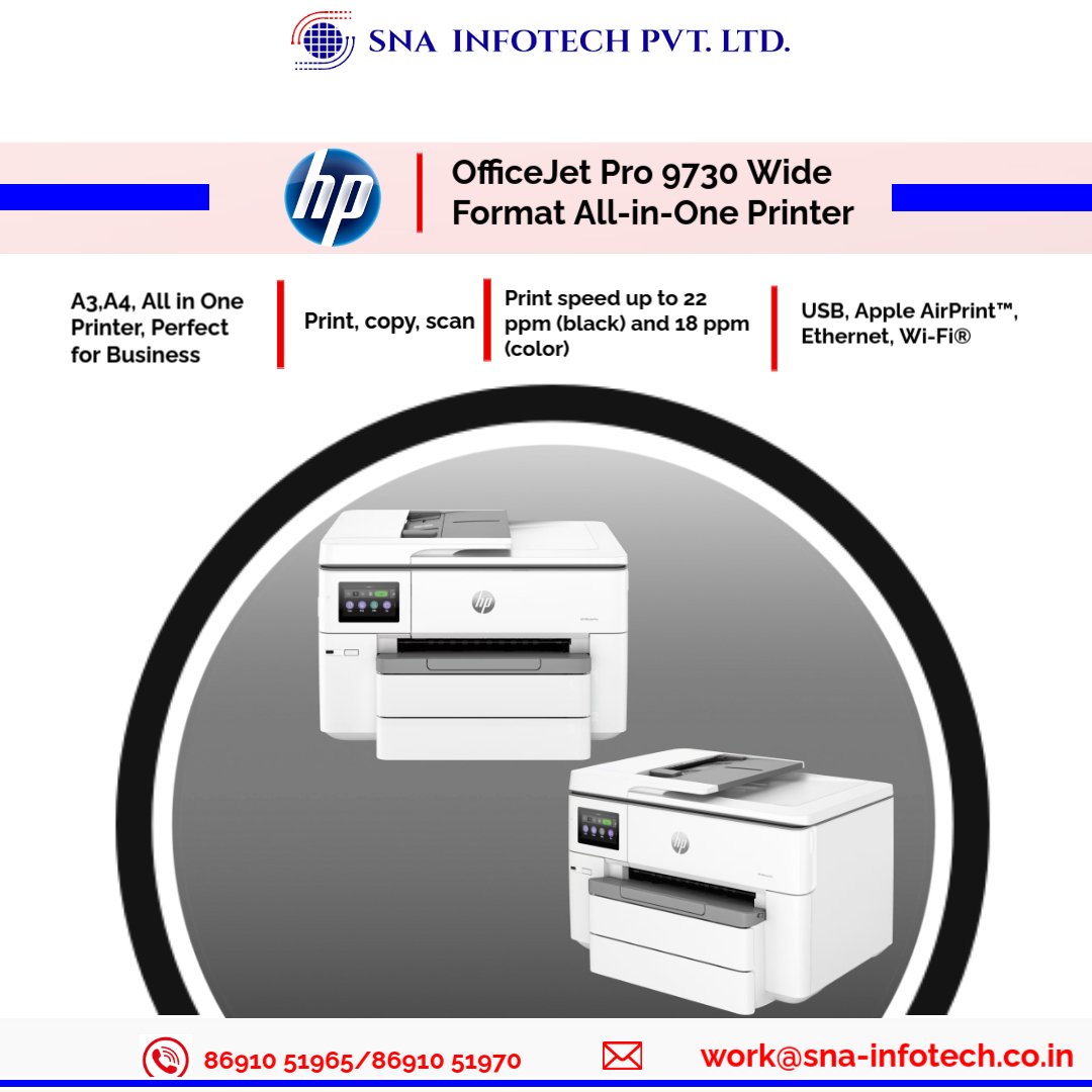 HP OfficeJet Pro 9730 Wide Format All-in-One